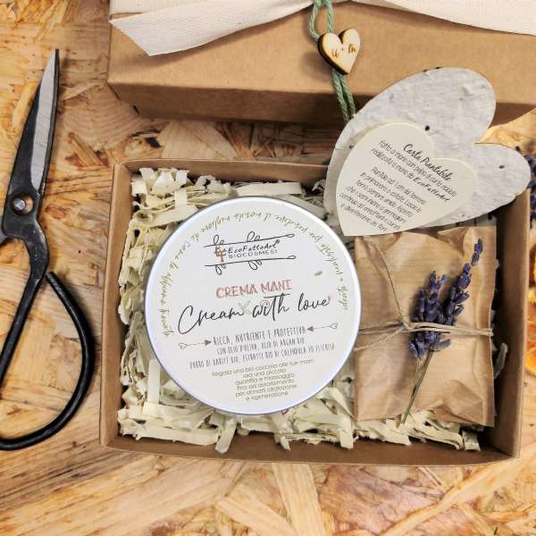 bomboniera crema mani bio ecofattoart